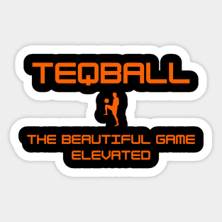 Teqball The Beautiful Game Elevated Sticker